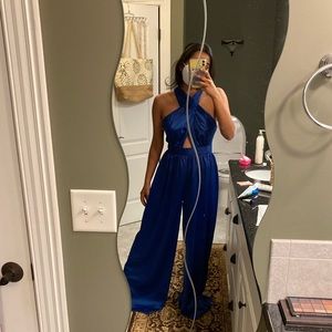 Nastygal recycled satin jumpsuit